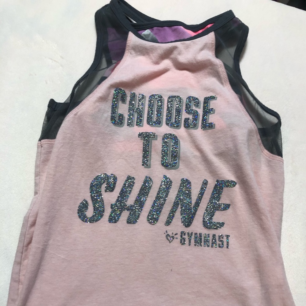 Justice active shirt
